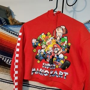 Forever 21 crop hoodie